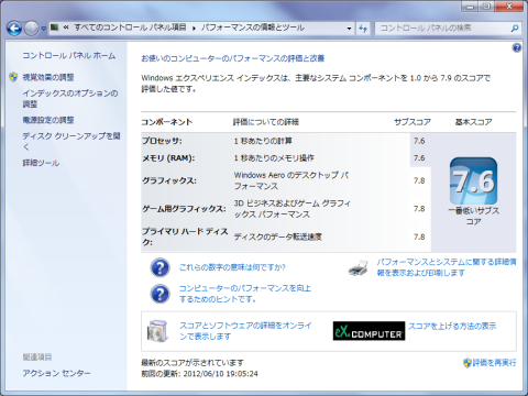Intel510 SSD 実装時