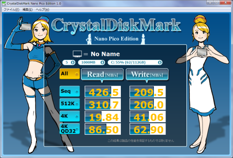 SSD510ベンチマーク