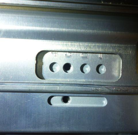 フレームにつけてからも微調整は可能。