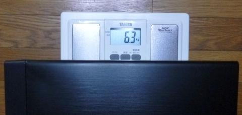 6.3kg....現メイン機の1/3強!