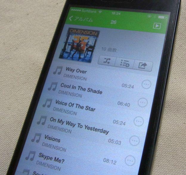 「DS Audio」から再生できるFLACファイル。