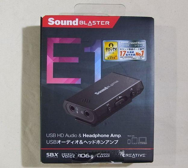 一番安価なサウンドデバイス 音質的には単独ならこれくらいはね という程度 ただ今回の目的にはぴったりかな Creative Sound Blaster E1 Usbオーディオインターフェース Dac ヘッドホンアンプ ステレオミックス Sb E 1のレビュー ジグソー レビューメディア