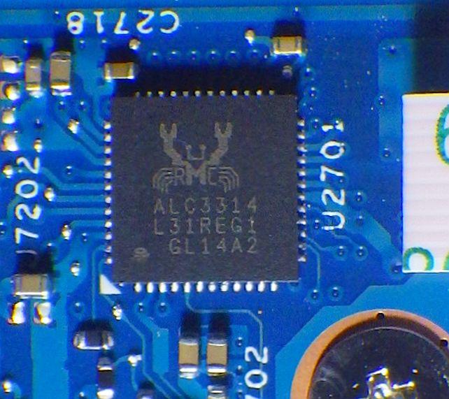 オーディオチップは定番のRealtek ALCシリーズ