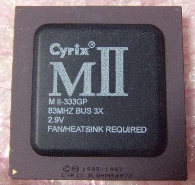 懐かしcpu Cyrix M 333gp リテールのレビュー ジグソー レビューメディア