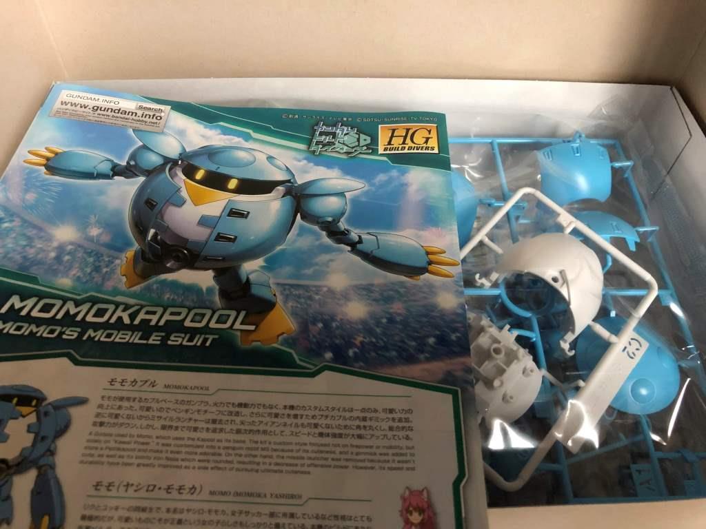 カプルをペンギンをモチーフに改良した機体 Hgbd ガンダムビルドダイバーズ モモカプル 1 144スケール 色分け済みプラモデルのレビュー ジグソー レビューメディア
