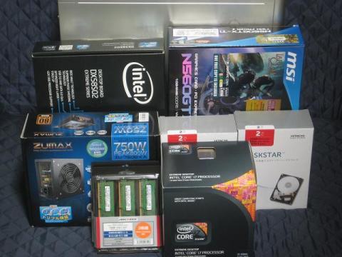 主要パーツ(SSDはどこに行った?)