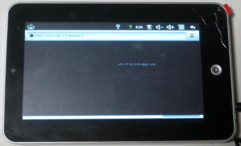 フォルダを開いている