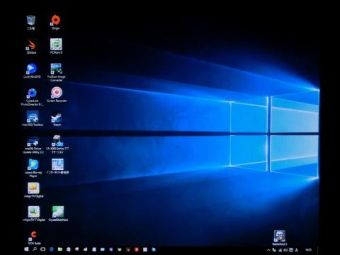 Windows 10のデスクトップ画面