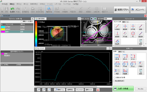 測定、解析結果