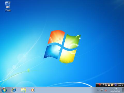 Windows7起動完了