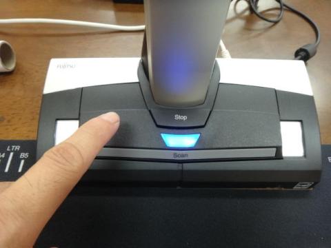 Scanボタンをポチッ!!