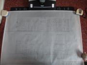 トレーシングペーパーをスキャンする。用紙はA3より大きいが図面はA3範囲内