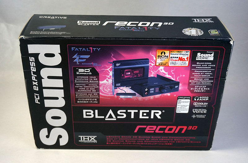 最早黒歴史？短命すぎたSoundBlaster Creative サウンドカード PCIe Sound Blaster Recon3D Fatal1ty Champion SB-R3D-FCのレビュー | ジグソー レビューメディア