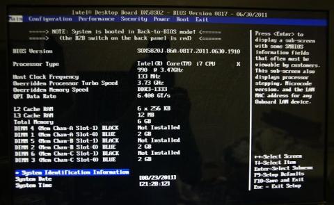BIOS画面その1