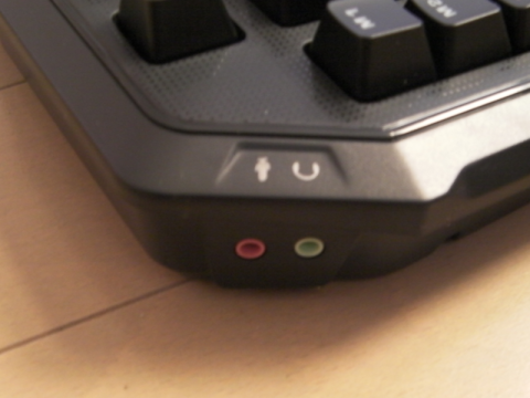 キーボード左奥