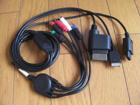 PS3接続用コンポーネントビデオゲーミングケーブル