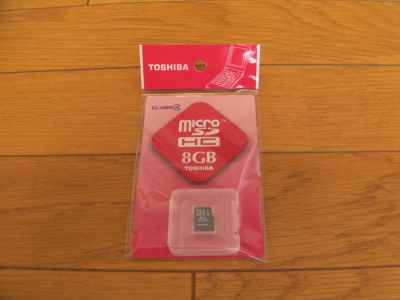 急遽近くのコンビニで買いました 東芝 Microsdhcメモリカード8gb Class4 Sd Me008gs のレビュー ジグソー レビューメディア