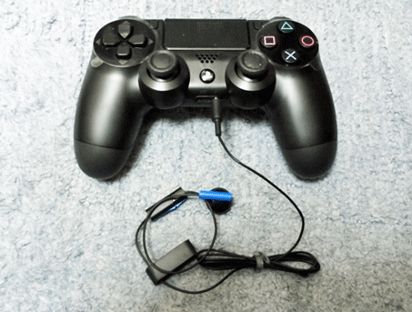 ステレオヘッドホン/マイク装着