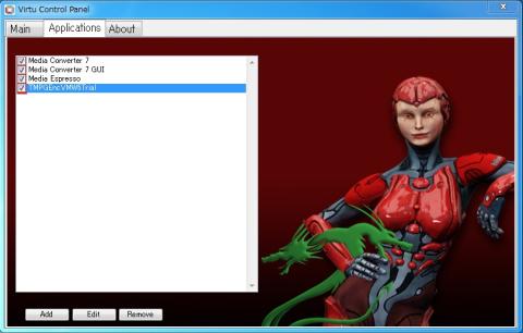 対応アプリケーションd-mode