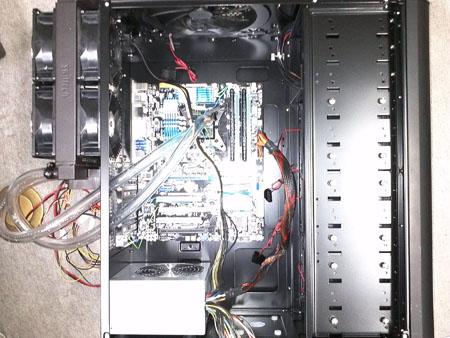 電源&ホースの取り付け