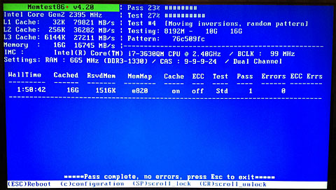 Memtest86+ ver 4.2
