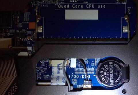 バックアップ用ボタン電池