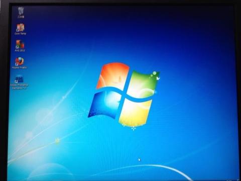 【見慣れた青い画面・・・!】