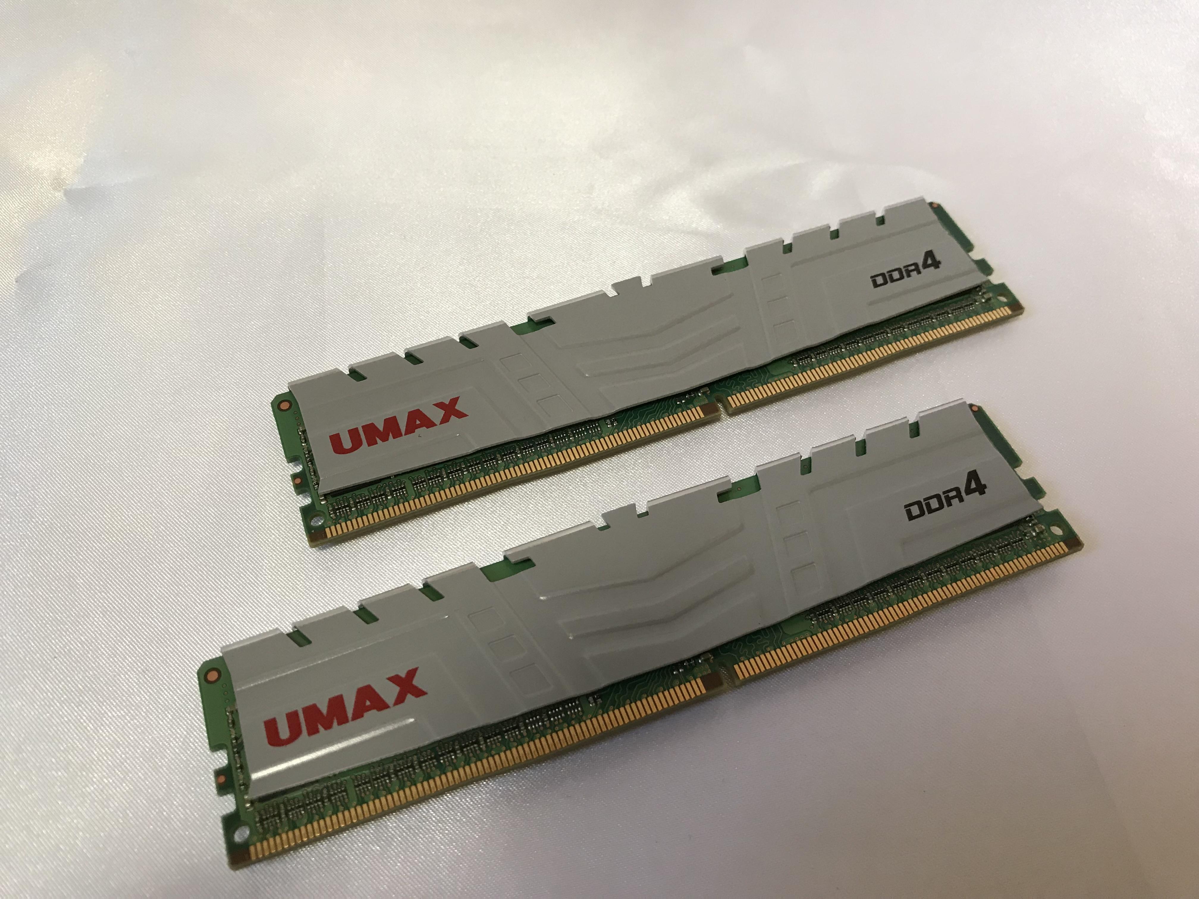 カバーがついてるぞ Umax Ddr4 2400 8g 2 デスクトップ用 2pin U Dimm Umax Dcddr4 2400 16gb Hsのレビュー ジグソー レビューメディア