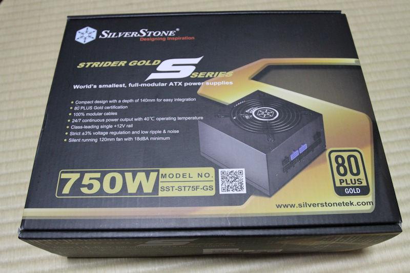 Ryzen Pc用の電源 Silverstone 80 Plus Gold認証 Atx電源 750w フルモジュラーケーブル方式 Sst St75f Gs V2のレビュー ジグソー レビューメディア