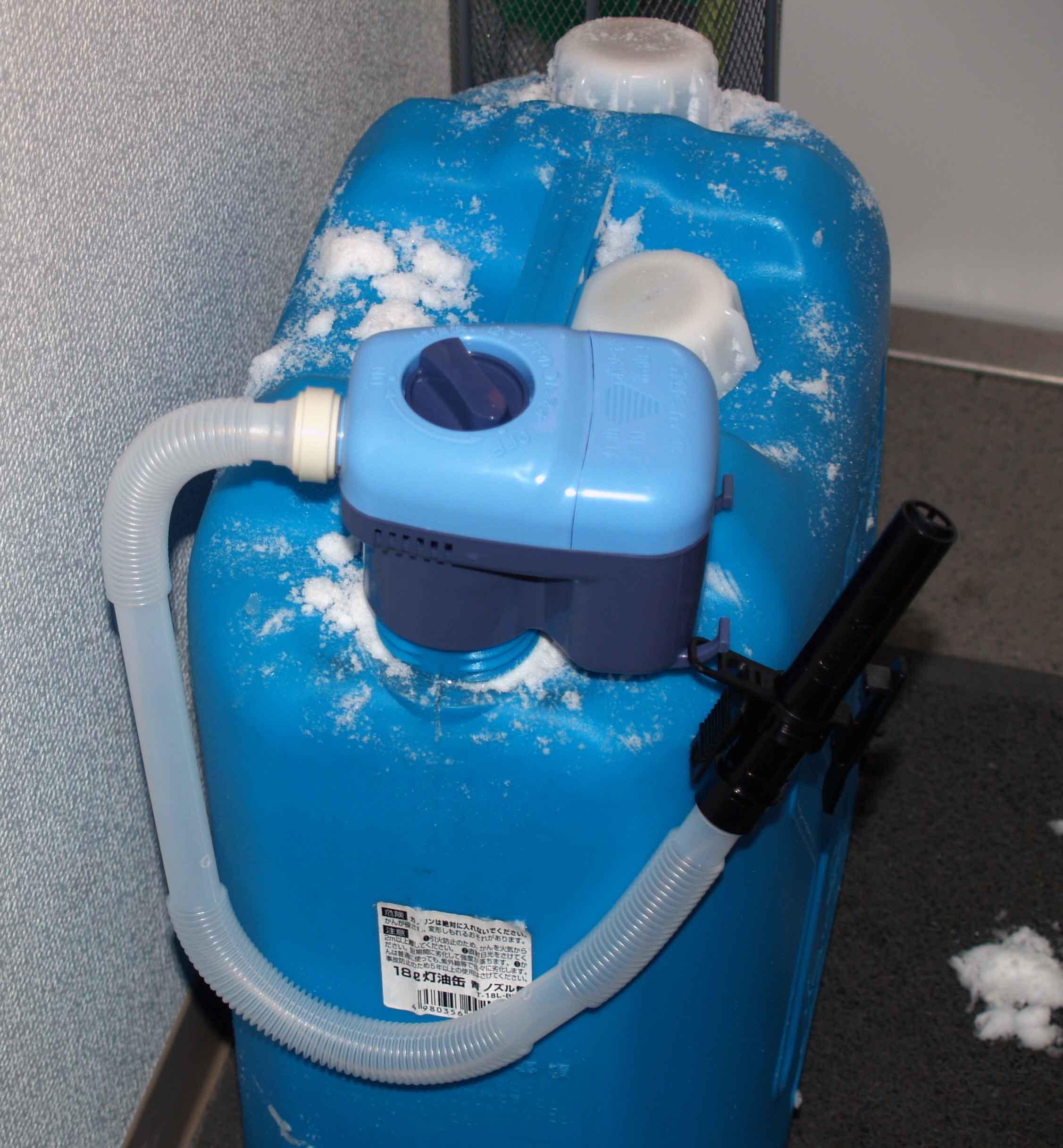 差しっぱなしで使える灯油ポンプ センタック スーパーポンプ 直付けタイプ Sp 300fのレビュー ジグソー レビューメディア