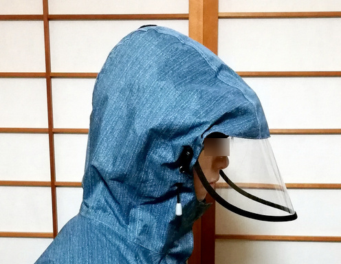 レインコートとの組み合わせで鉄壁ガード カジメイク レインバイザー V 002 クリア 日本 F Free サイズ のレビュー ジグソー レビューメディア