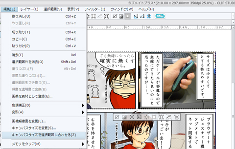 余白が要らなかったので、選択範囲をつくるのに神経を使った