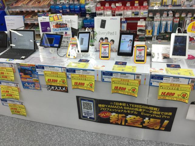 タブレットコーナー