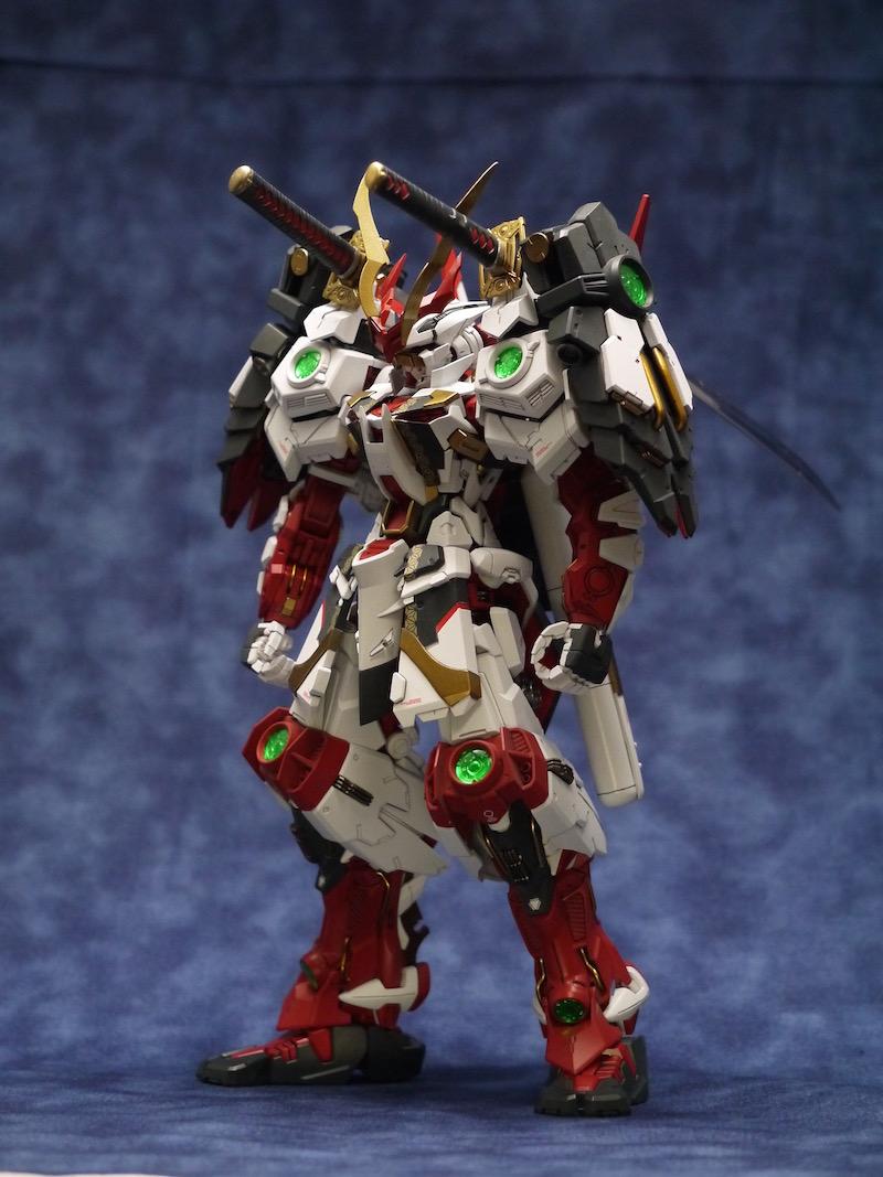 Mg 1 100 戦国アストレイ 改造 完成致しました 15 9 1 Mg 1 100 戦国アストレイ頑駄無 ガンダムビルドファイターズ のレビュー ジグソー レビューメディア
