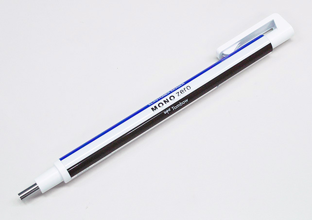 今時のペン型消しゴムってこんなに細かったのか トンボ鉛筆 ホルダー型消しゴム モノゼロ 丸型 Eh Kur スタンダードのレビュー ジグソー レビューメディア