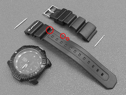 純正バンドが高すぎると思っていたのは私だけじゃなかったw 2pis ベルト交換簡単 ルミノックス 腕時計 時計 純正バンド互換品 Luminox ラバーバンド 交換マニュアル付 ブラック ブラックバックル 23mm 154 1 23のレビュー ジグソー レビューメディア