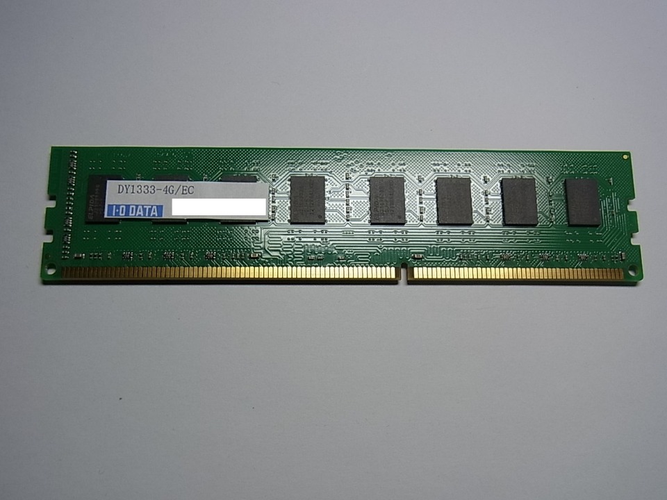 5年保障の普通のメモリ I O Data デスクトップpc用 Pc3 10600 Ddr3 1333 Dimmメモリーモジュール 4gb Dy1333 4g Ecのレビュー ジグソー レビューメディア