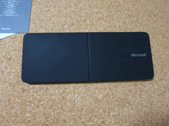 初めて使う、Bluetoothキーボード。 - マイクロソフト Wedge Mobile