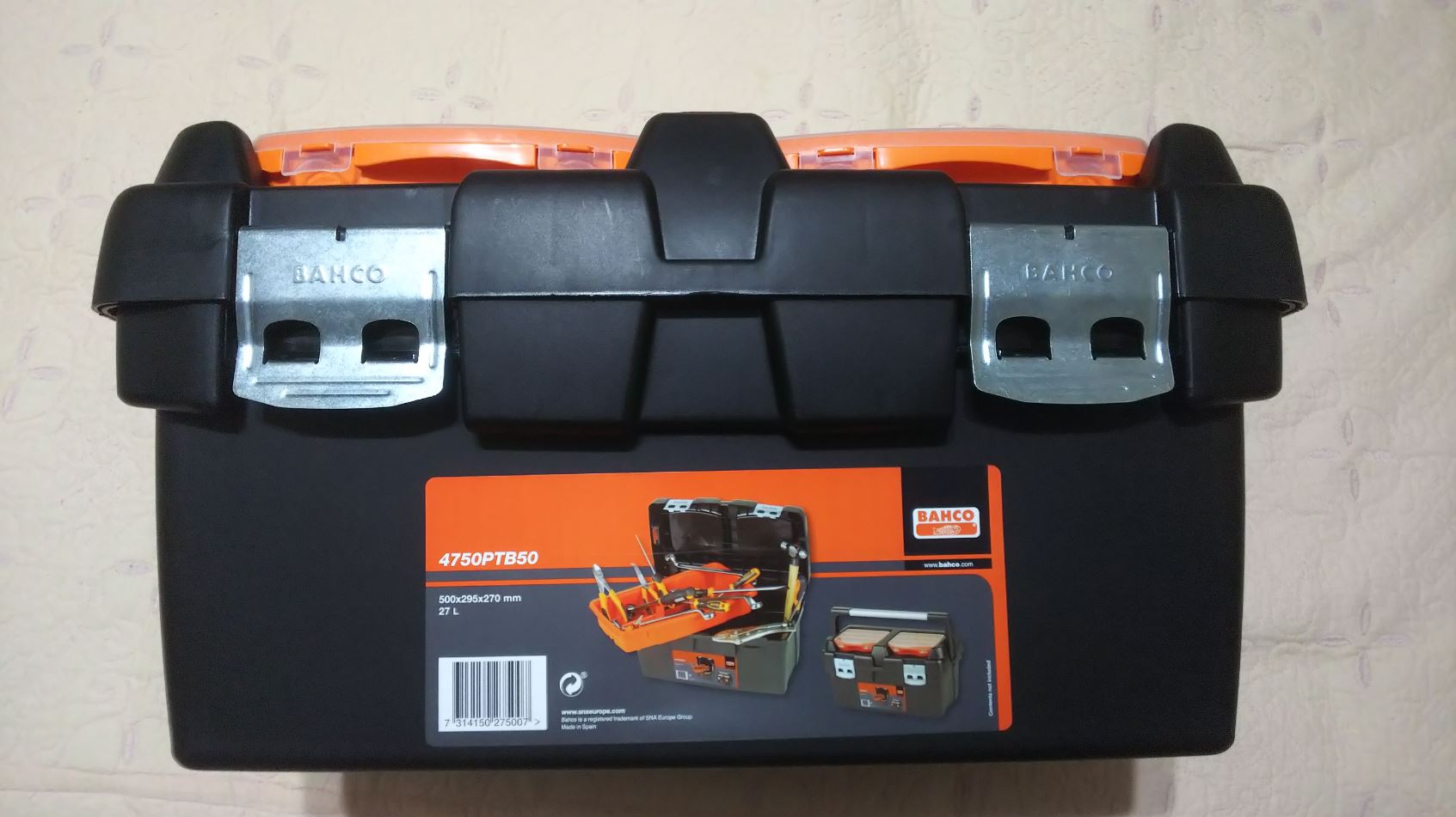 Bahcoの工具バーコ バーコ ヘビーデューティー仕様プラスチックボックス 4750ptb50のレビュー ジグソー レビューメディア