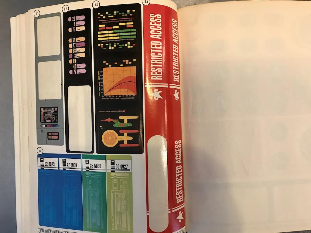 ドイツ製 スタートレックのステッカーブック - スタートレック
