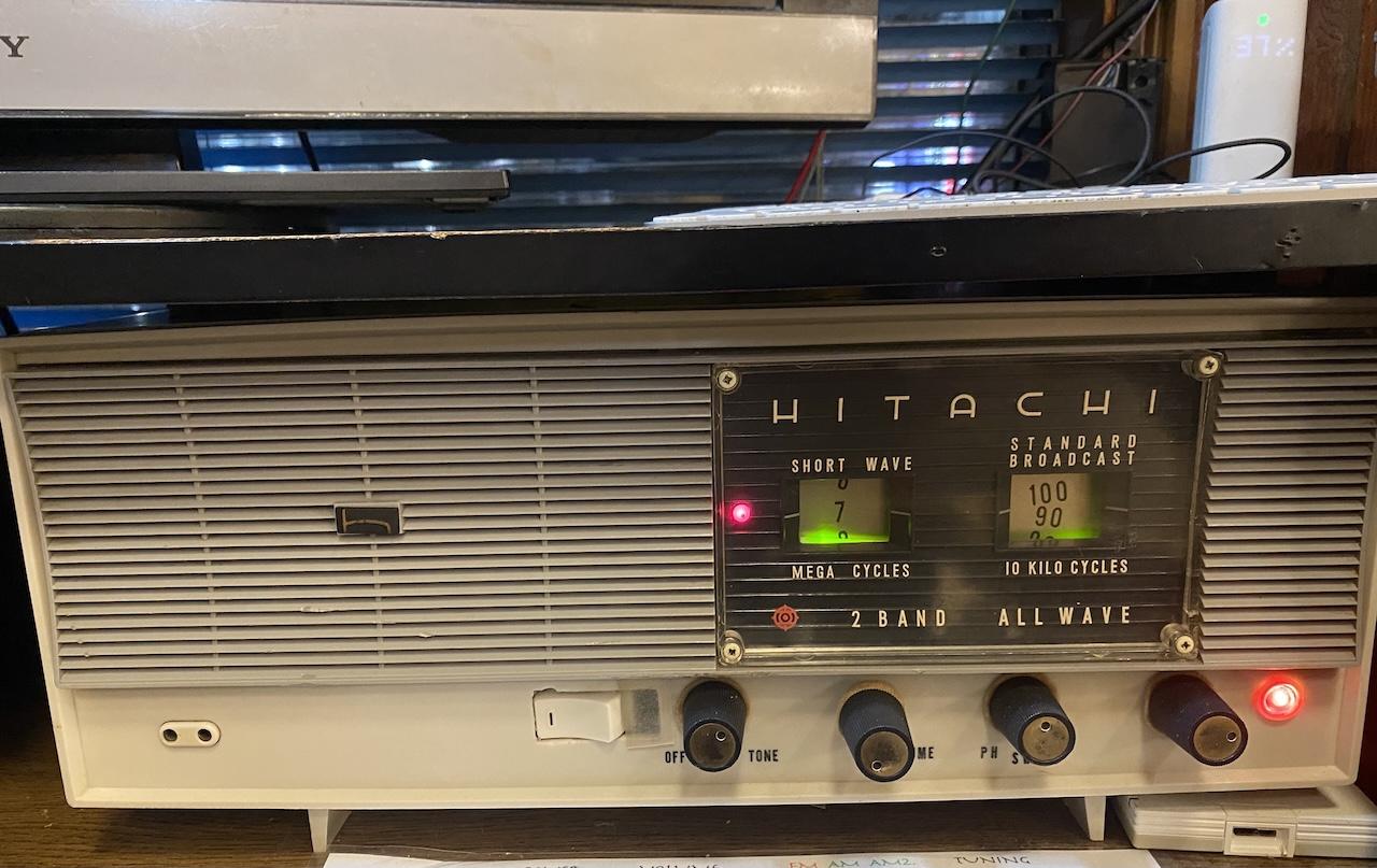 真空管ラジオ 日立製作所 HITACHI エーダ S-552（メンテナンス済） 真空管ラジオ 日立製作所 HITACHI エーダ S-552（メンテナンス済