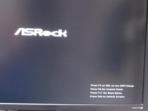 POST画面 メニューをファンクションキーで選択する