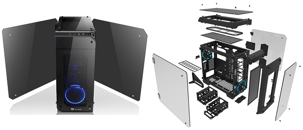 Thermaltake VIEW 71 TG PCケース フルタワー 自作するには面白い