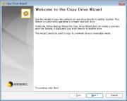 「Copy Drive Wizard」の開始画面
