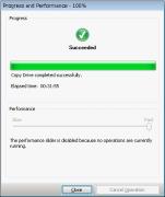 約30GBのデータで約32分かかった