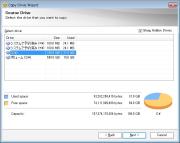 引き続き「OS」と「データ」が格納されたCドライブの移行をおこなう