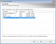 移行するドライブとして「SSD 830」を選択する