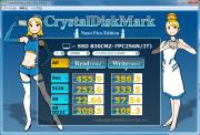 「CrystalDiskMark Nano Pico Edition」の計測結果