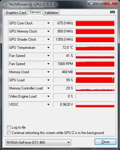 GPU高負荷時温度
