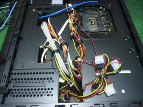 サイドパネルマザー裏